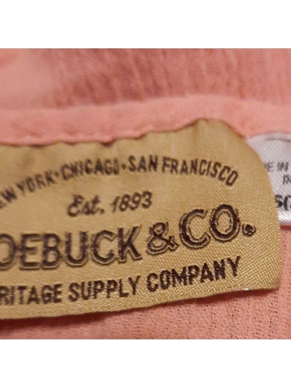 Roebuck & Co Girls Long Sleeve Blouse Size Small - Picture 4 of 6